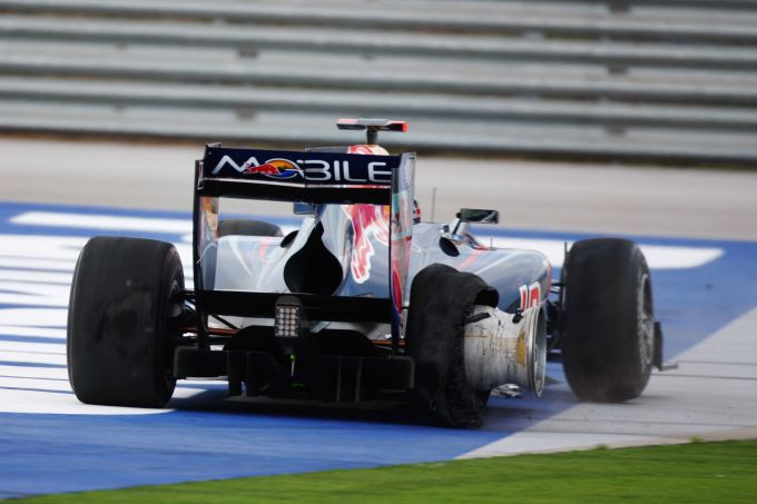 Sebastian Vettel Mark Webber crash Turkije 2010