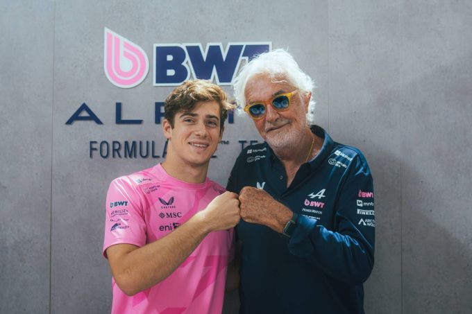 Franco Colapinto Flavio Briatore