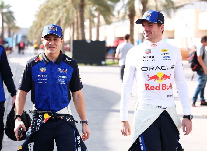 Isack_Hadjar_Max_Verstappen F1 Red Bull
