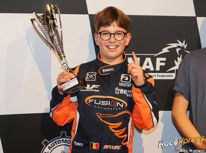 Maxime Smet podium in Spa Francorchamps